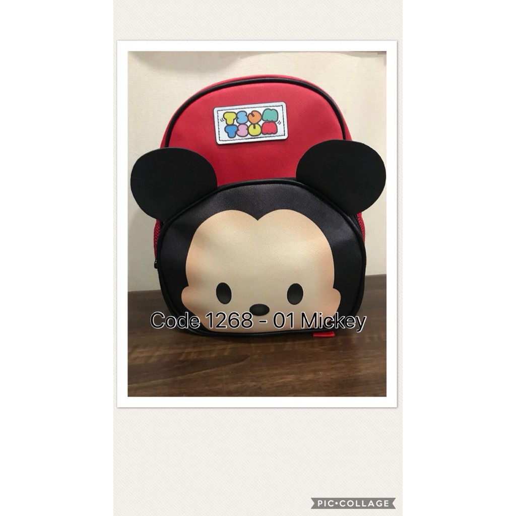 Tas backpack anak / Tas anak Karakter / Tas anak TsumTsum / TsumTsum