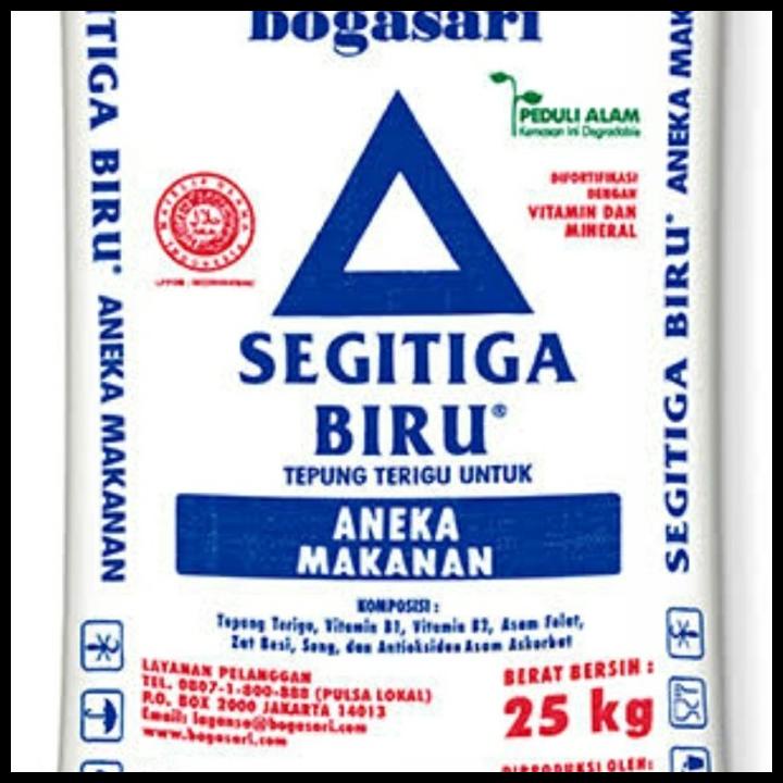 

TERBARUU!! [Pasti Murah & Ready] Terigu Segitiga Biru 25kg TERBARU