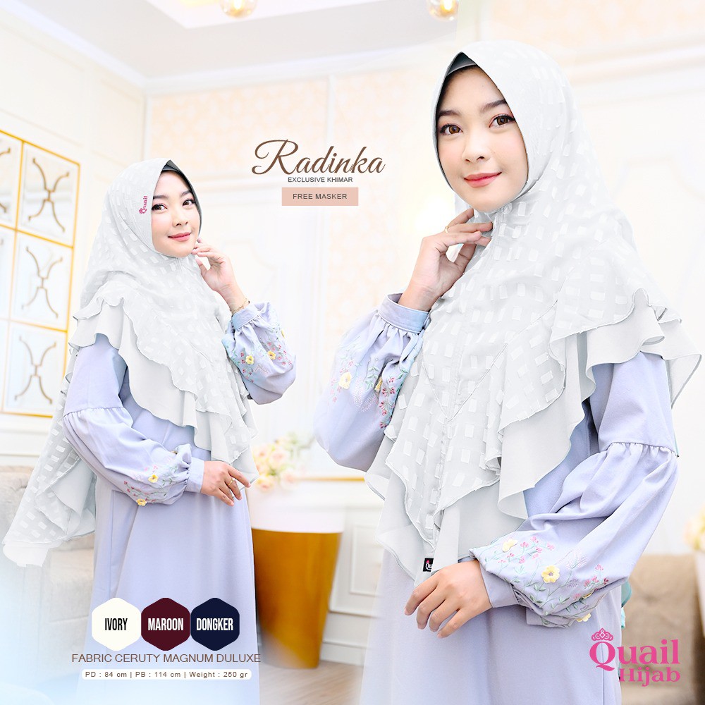 QUAIL HIJAB ORI - RADINKA