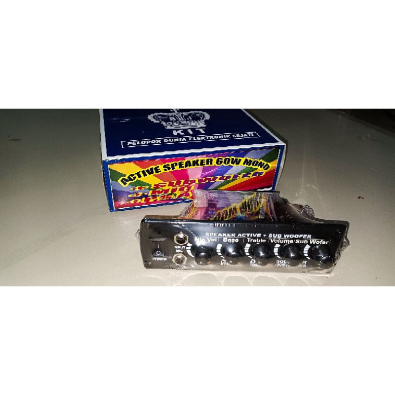 Kit speaker Aktif mono+Subwoofer+mic