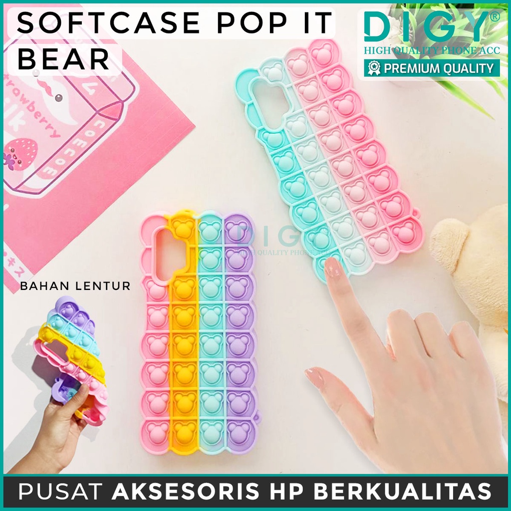 Soft case Pop It iPhone 13 13 PRO MAX  12 PRO  11 PRO MAX 6 7 8 plus X XS XR  Samsung A32 5G A32 4G  A11 M11  A02S  Redmi note 9   Xiaomi poco M3