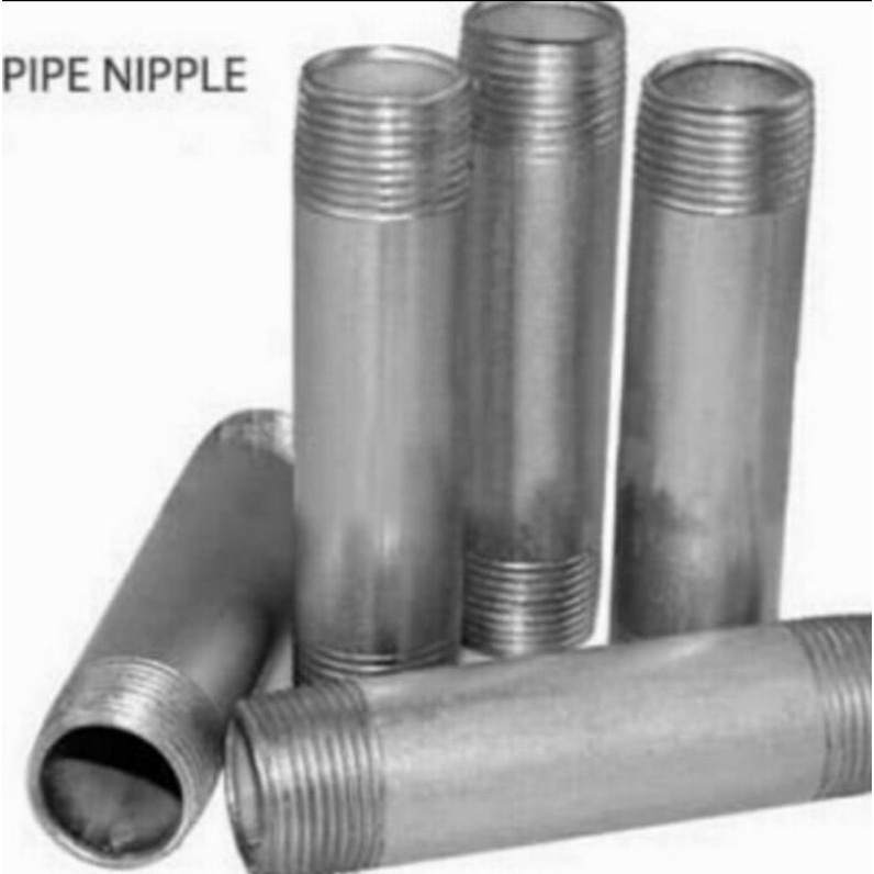 Nepel Pipa 1,5 inch panjang 10 cm SS304