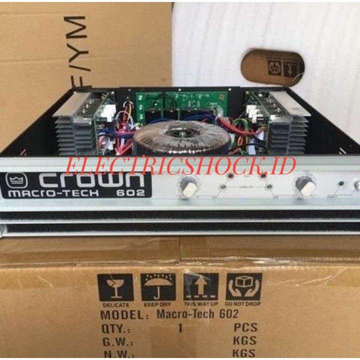 POWER AMPLIFIER CROWN MACRO TECH 602 / MACROTECH 602 GRADE A