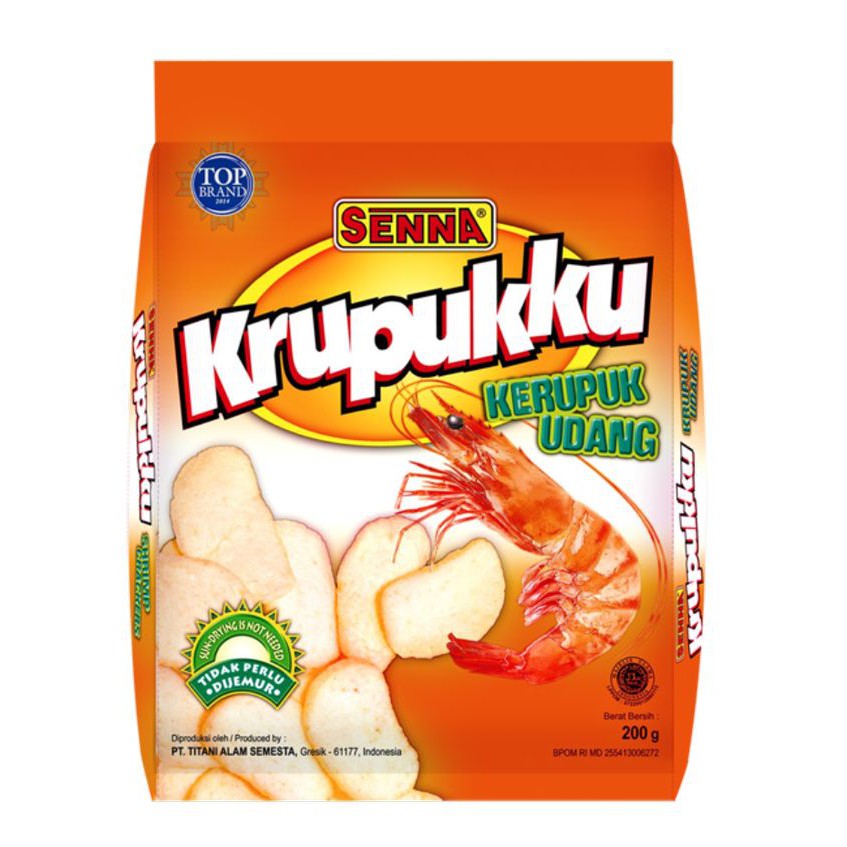 

Senna Krupukku Krupuk Udang 200gr