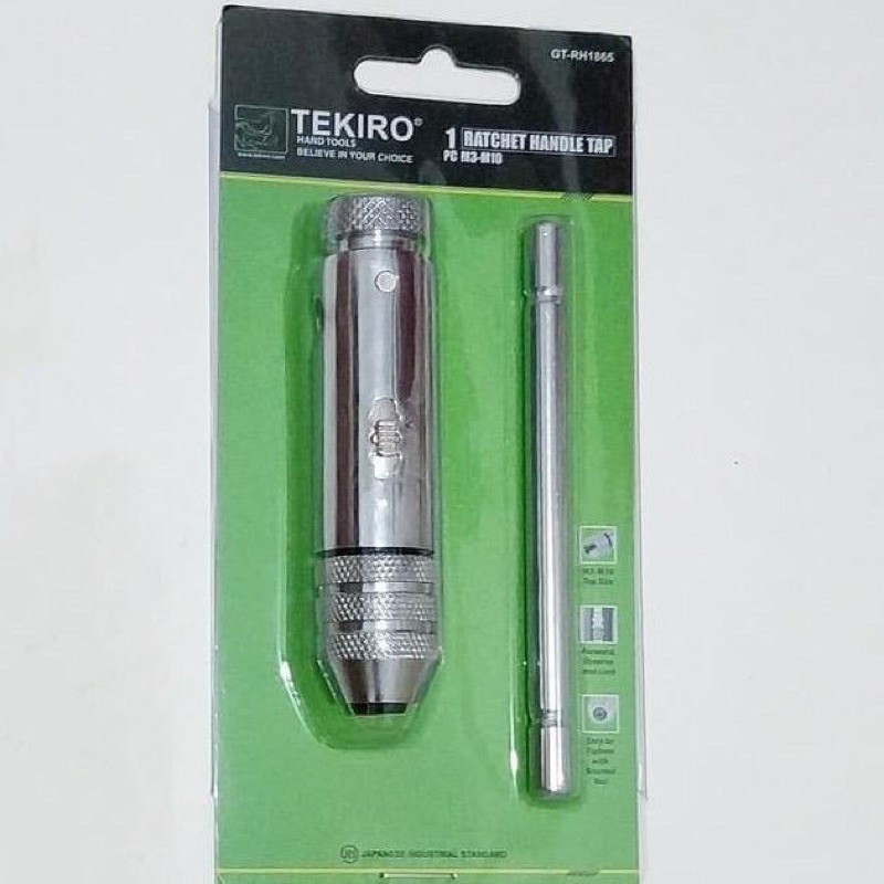 Gagang Tap Racet M3~M10 dan M5~M12 Pembuat Drat / Ratchet Tap Handle TEKIRO