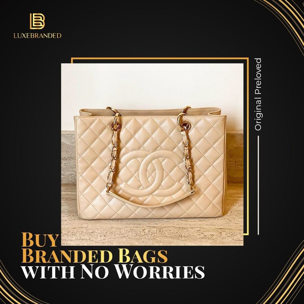 Chanel GST Beige GHW