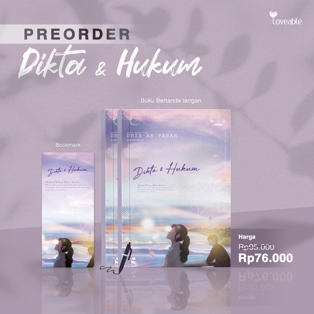 Novel Dikta Hukum Dhia An Farah Shopee Indonesia