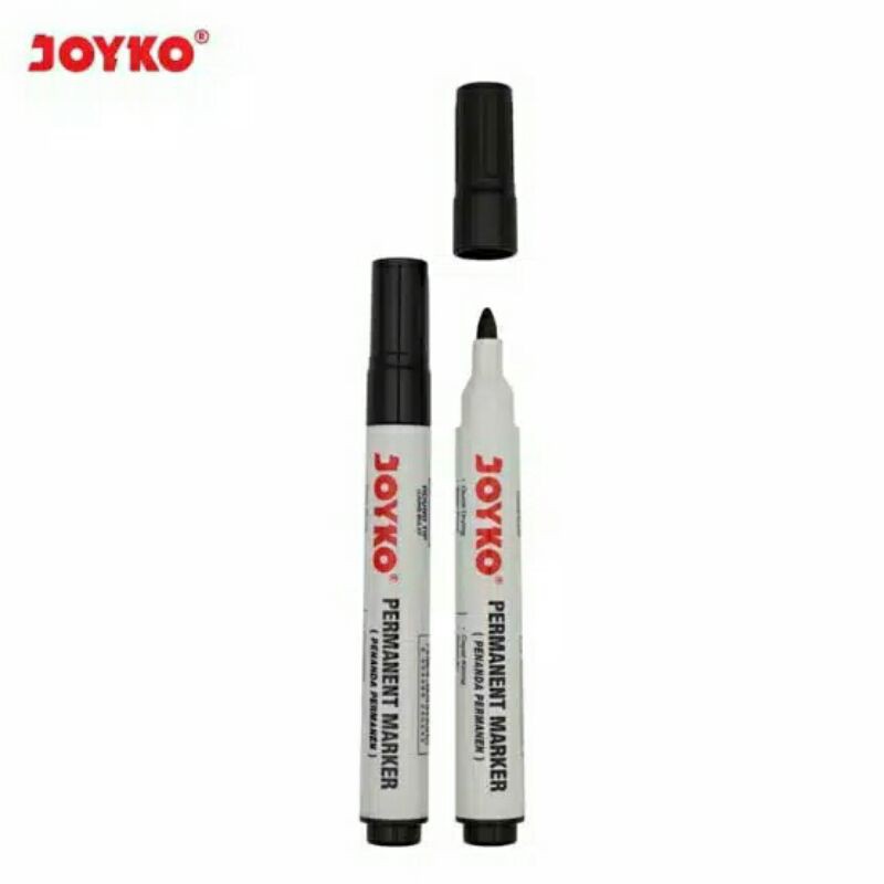 

SPIDOL MARKER PERMANENT PM-17 JOYKO BLACK HITAM PERMANEN PM 17 ROUND TIP MURAH AWET ATK MURAH