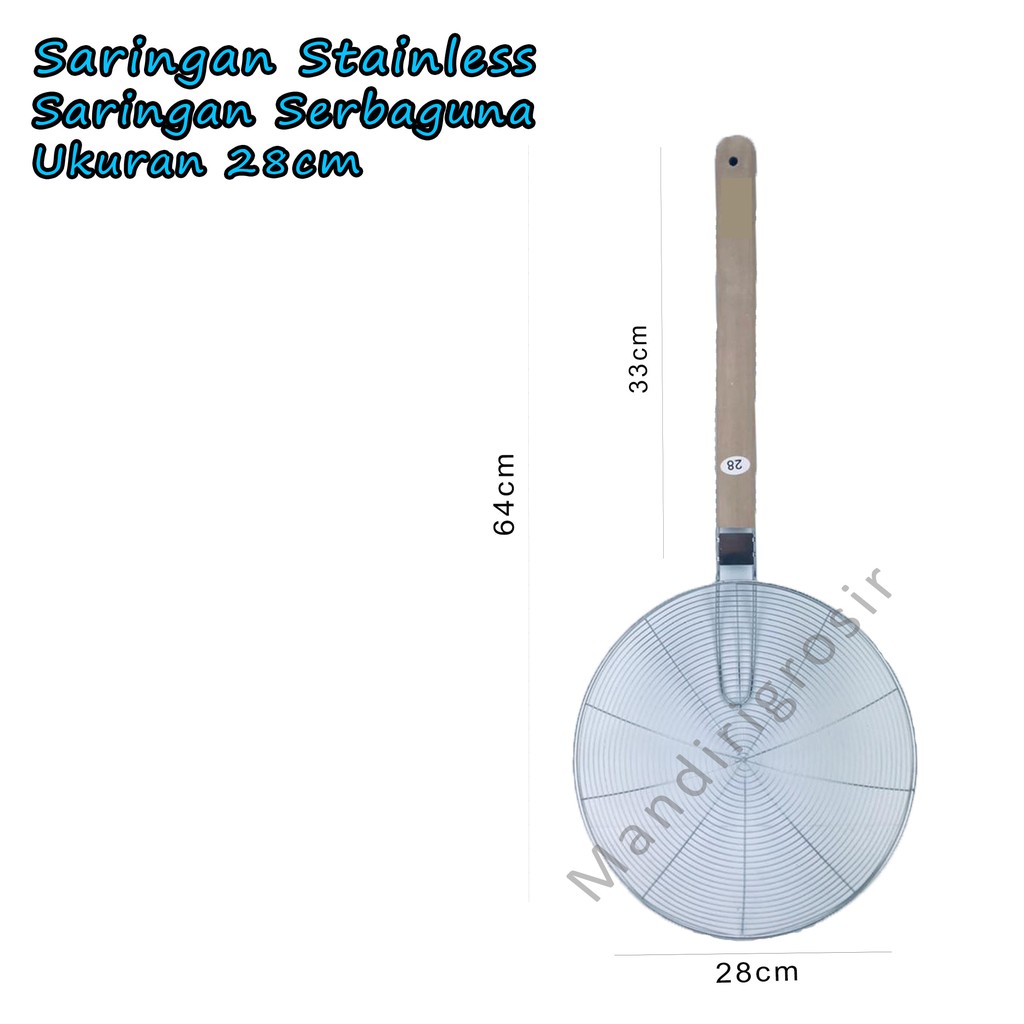 Saringan Stainless *Saringan * Saringan Serbaguna * 28cm