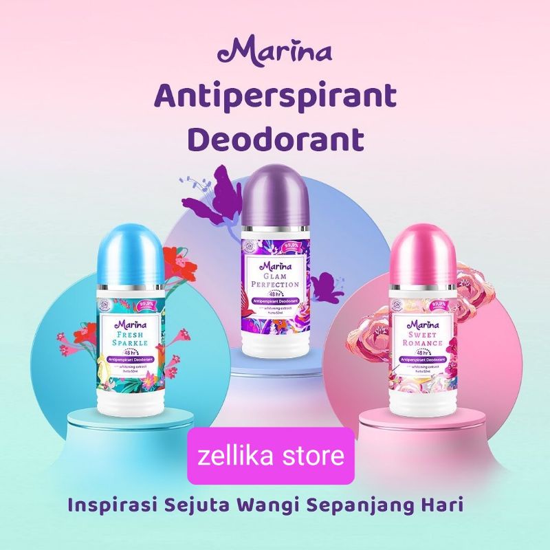 MARINA ANTI PERSPIRANT DEODORAN ROLL ON 50ML