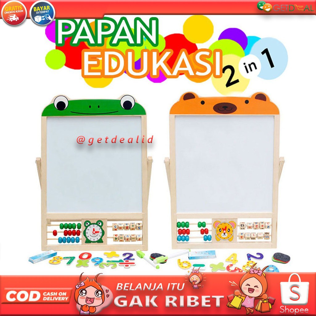

[SAYANG ANAK] - Drawing Board Papan Tulis Dengan Magnet Learning Board Education Untuk Belajar Anak