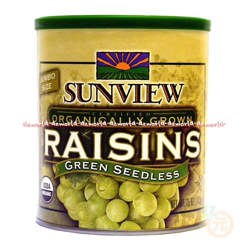 Sunview Raisins Green Seedless 425gr Kismis Kering