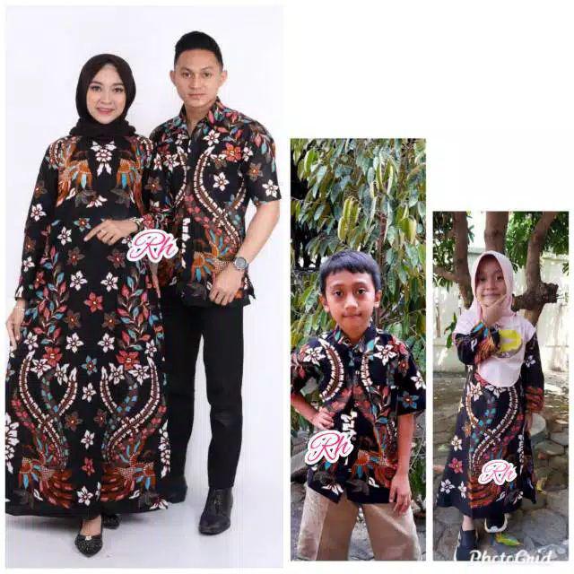 Sarimbit Keluarga / Couple Batik / Batik Keluarga Standar Jumbo Ori Ndoro Dnt Manuk Tarung Warna