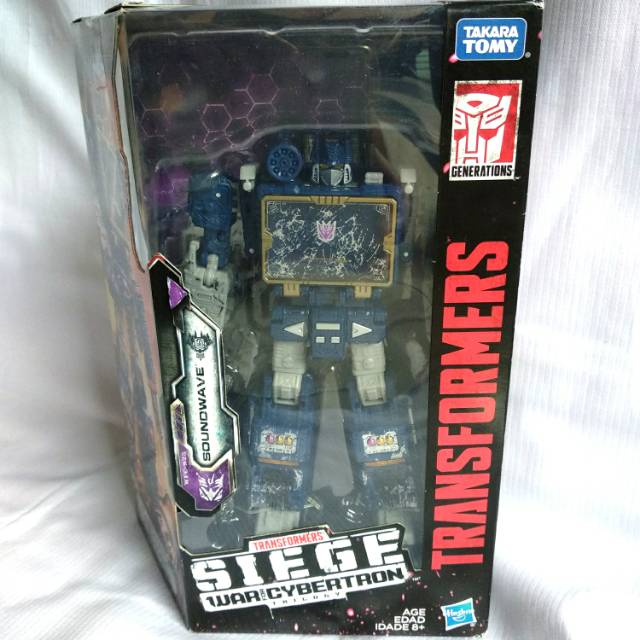 Transformers Siege Waricybertron Trilogy Soundwave Original By Hasbro