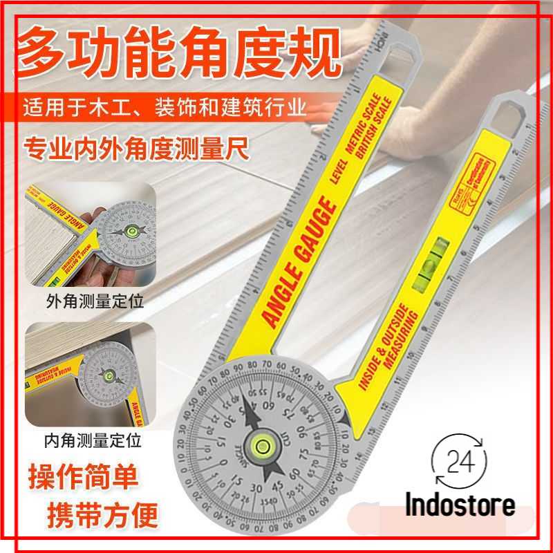 

Intelitopia Penggaris 360 Horizontal Angle Gauge Positioner Plastic