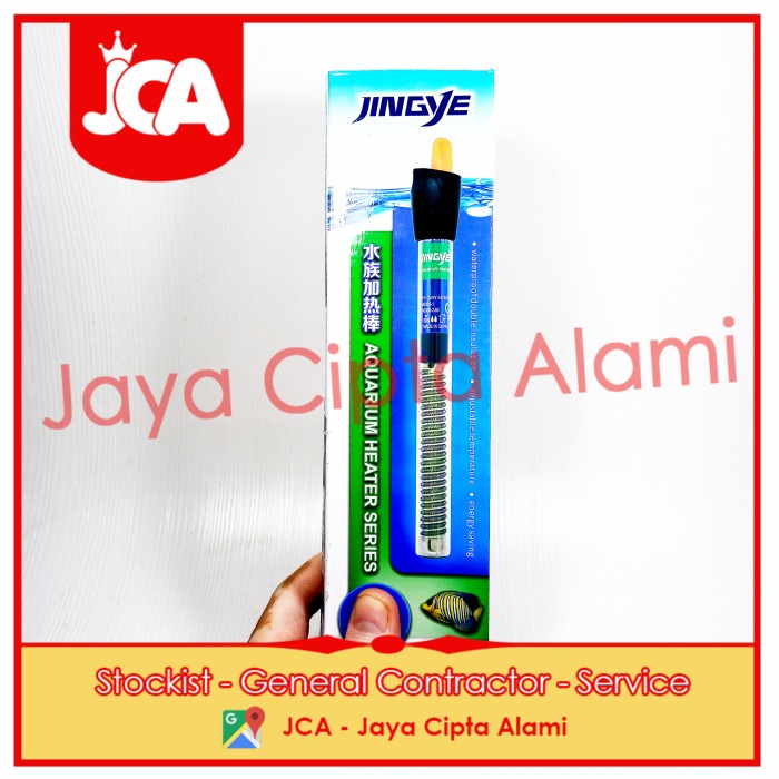 jingye heater aquarium pemanas 25 watt 25watt 25w pengatur suhu