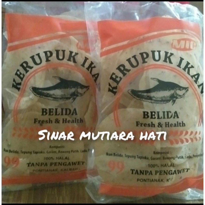 

Kerupuk Lada Ikan Belida asli Pontianak