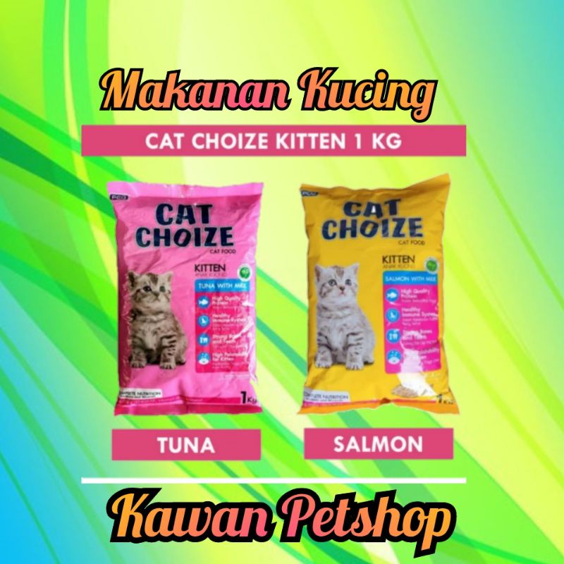 cat choize kitten 10 kg repack grab gojek- makanan kucing promo cat choize kitten