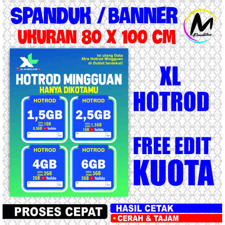 Cetak Banner Konter Spanduk XL