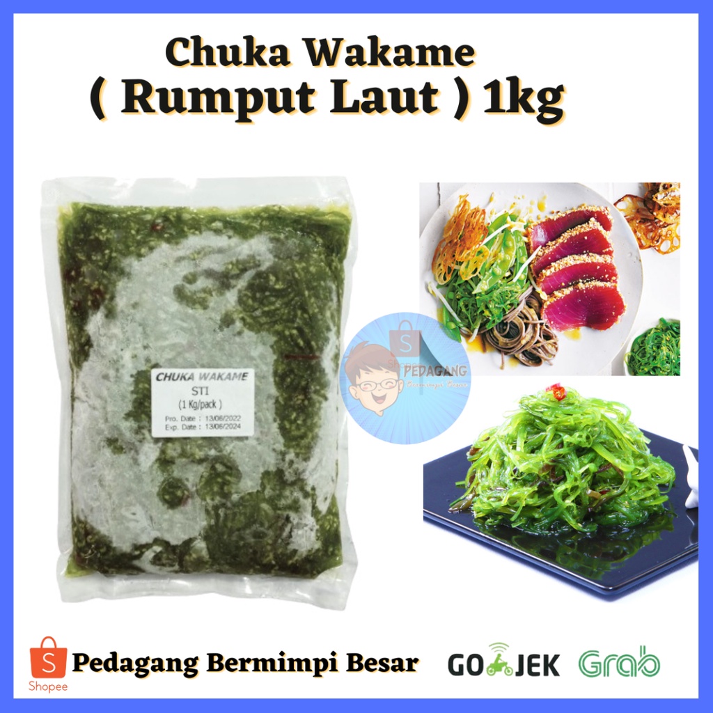 

bGF Chuka Wakame Share Size 1kg/ Salad Rumput Laut/ Chuka Wakame 1kg
