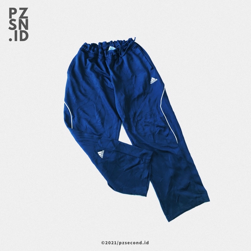 Celana Training Adidas / Trackpants Adidas Climalite Navy Second Original