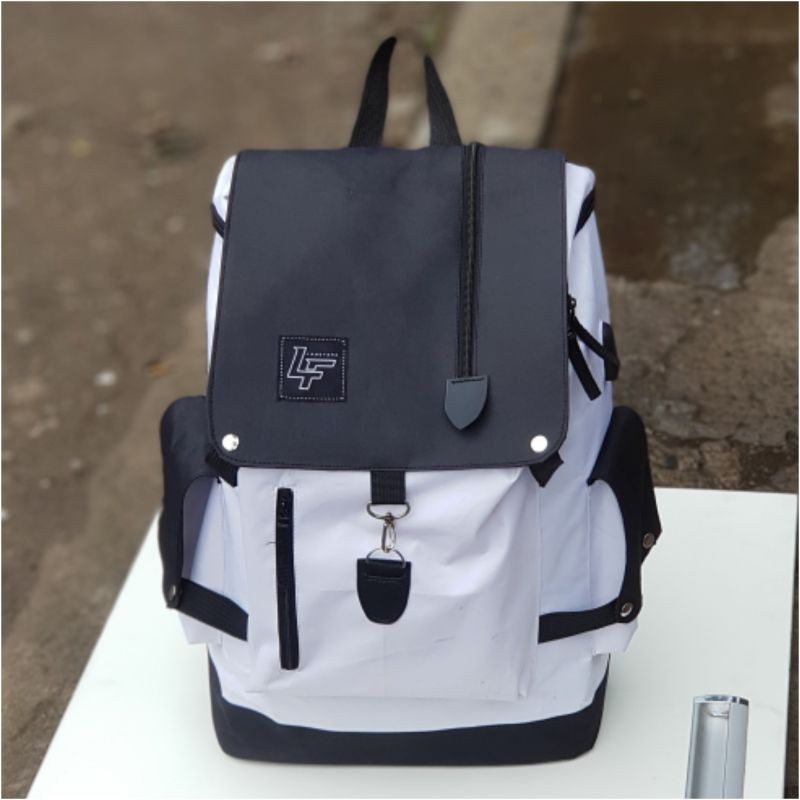 Tas ransel canvas motif bunga/tas canvas TAS RANSEL BERKAPASITAS BESAR