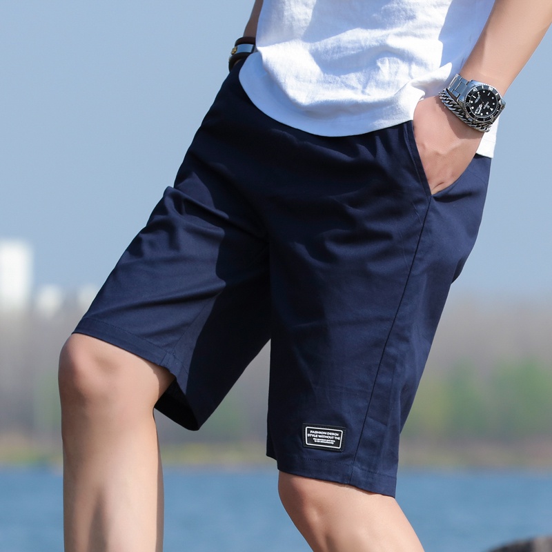 Celana Pendek Pria Sport Casual Olahraga Santai Raga Sporty Cowok Katun Fashion Shorts