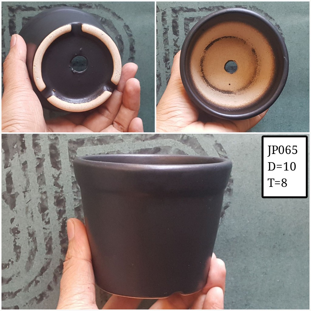 Pot Keramik Bulat JP065