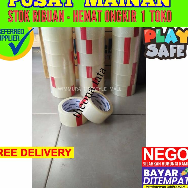 

Mainan Edukatif Anak Laki Laki Perempuan 0N4 Lakban Unibell 2" - 1" - fragile / selotip / solasi / E5D6