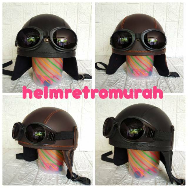 Helm Chips Retro Bogo Klasik Dewasa