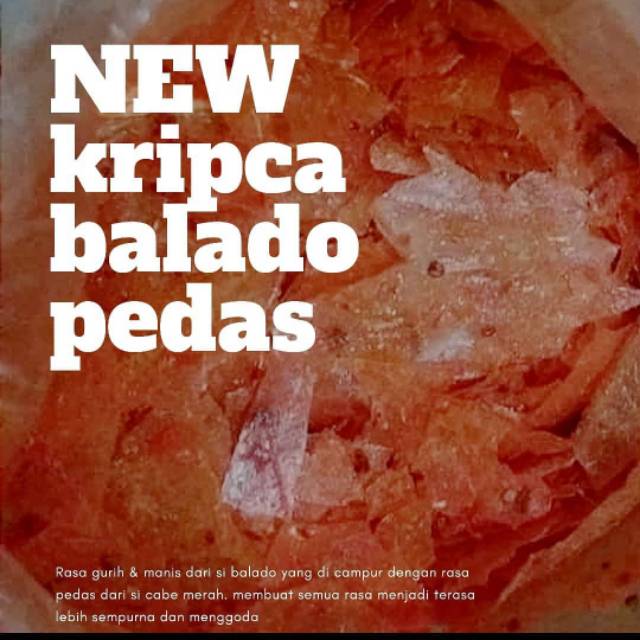 

Kripik kaca balado pedes