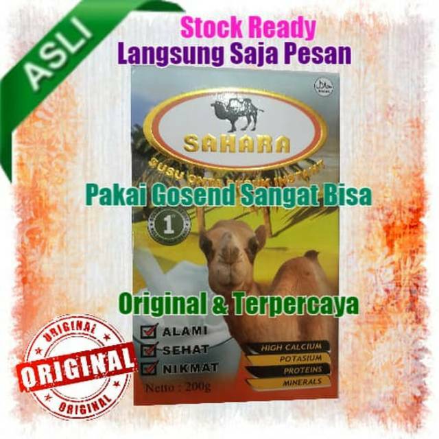 

Susu Onta Plus Colostrum Sahara / Susu Unta Plus Colostrum Dus Masih Yg Lama Yaa