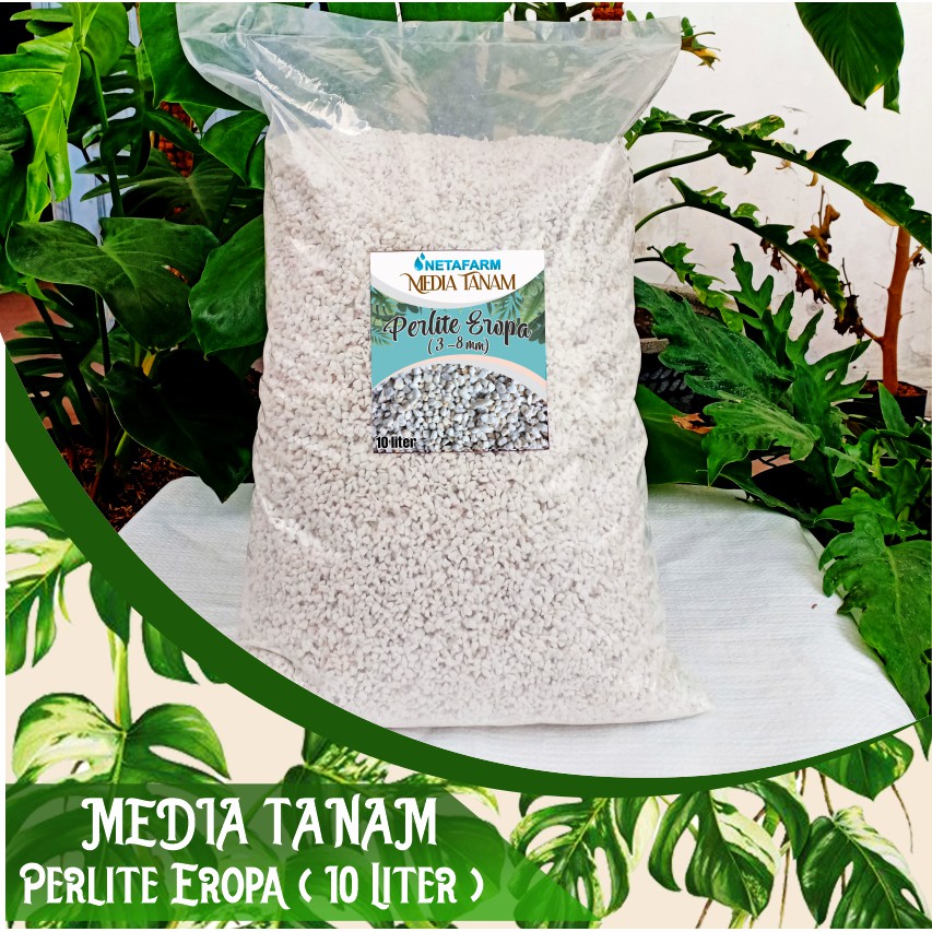 Media Tanam - PERLITE EROPA 3 - 8 mm - 10 Liter