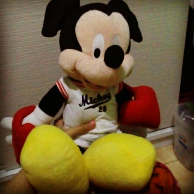 Boneka plushdoll import original Disney Mickey Mouse Jersey