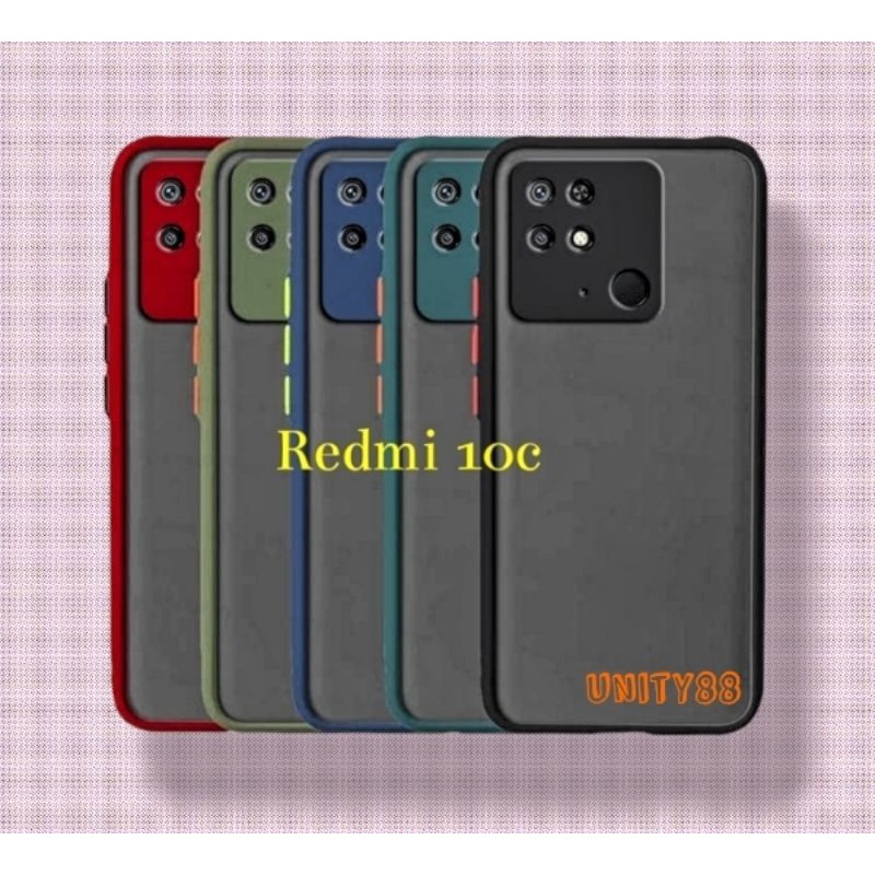 Xiaomi Redmi 10c Case Dove + Kamera Matte Transparan Fuze Macaron MYCHOICEs
