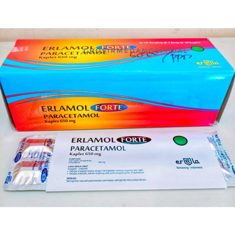 Erlamol paracetamol obat untuk sakit apa