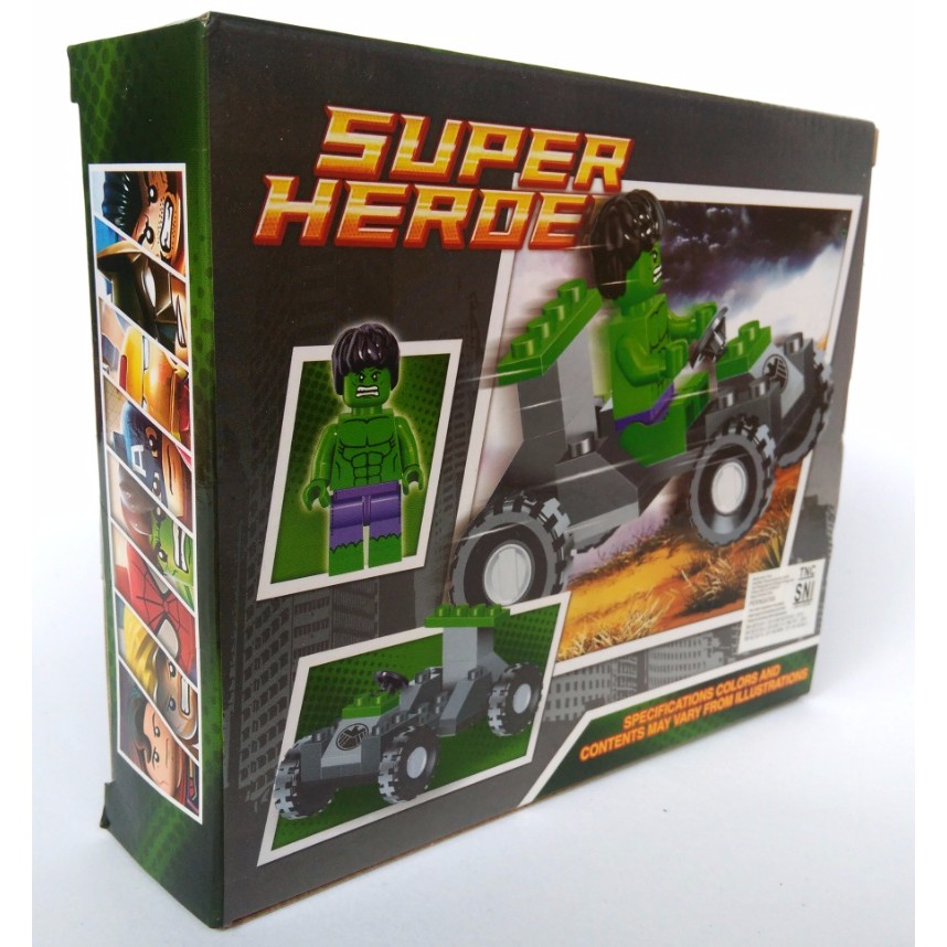 Mainan Anak - Brick / Lego Superhero Hulk