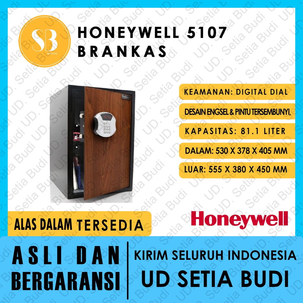 Brankas Honeywell 5107 Asli dan Bergaransi