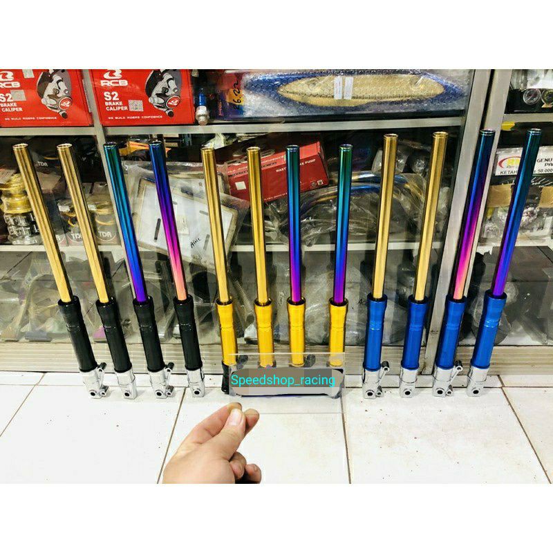 Paketan Shock depan as 26 Ninja R-RR Satria FU Mio Jupiter Drag as merk INNER Shock depan komplit 26