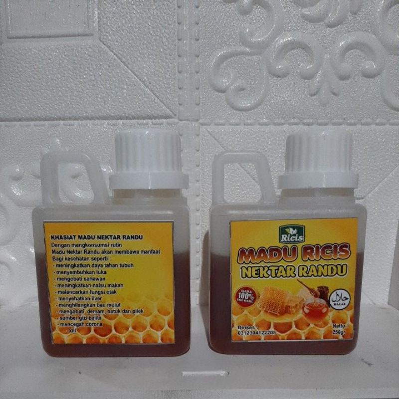 [[ASLI 100%]] MADU RANDU ASLI MADU ASLI MURNI ALAMI MADU NEKTAR RANDU madu ricis