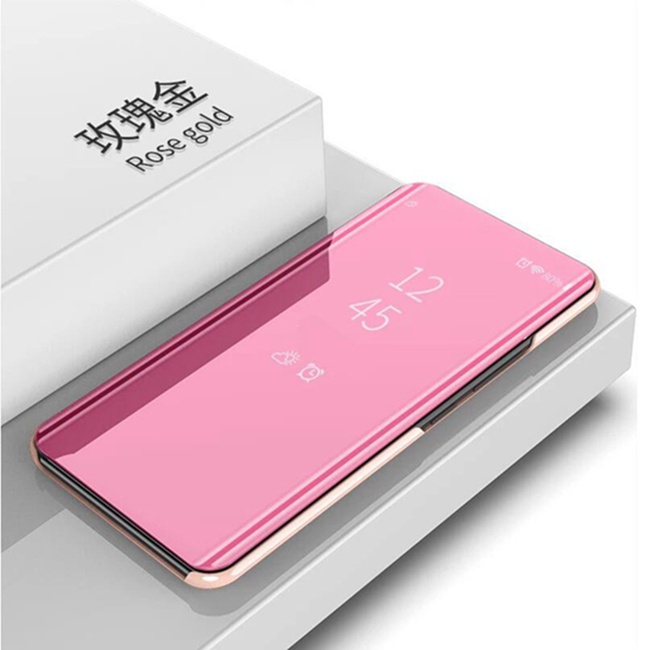 Case Oppo A54-Flip Cover Case Clear View Standing-Flip Cover Casing