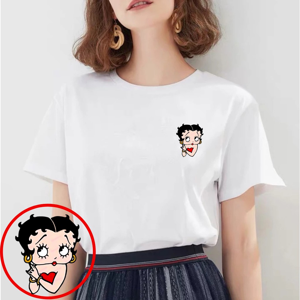 SPOTLIGHT_ID - BAJU KAOS BETTY BOOP , T SHIRT WANITA BETTY BOOP , KAOS DISTRO WANITA BETTY BOOP , KA