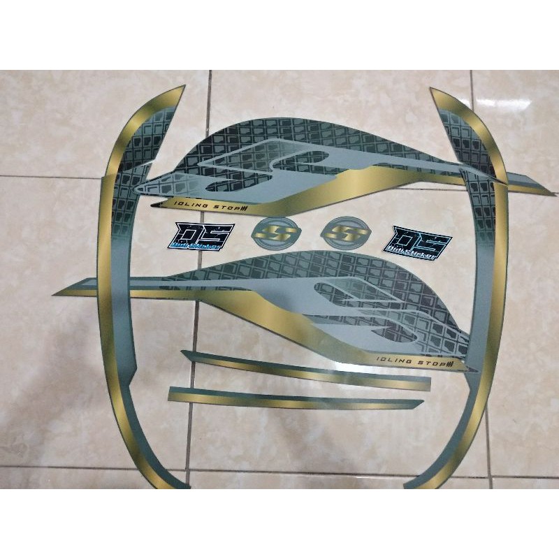 STRIPING SCOOPY NEW COSTUM ORIGINAL 2 MODEL BAHAN