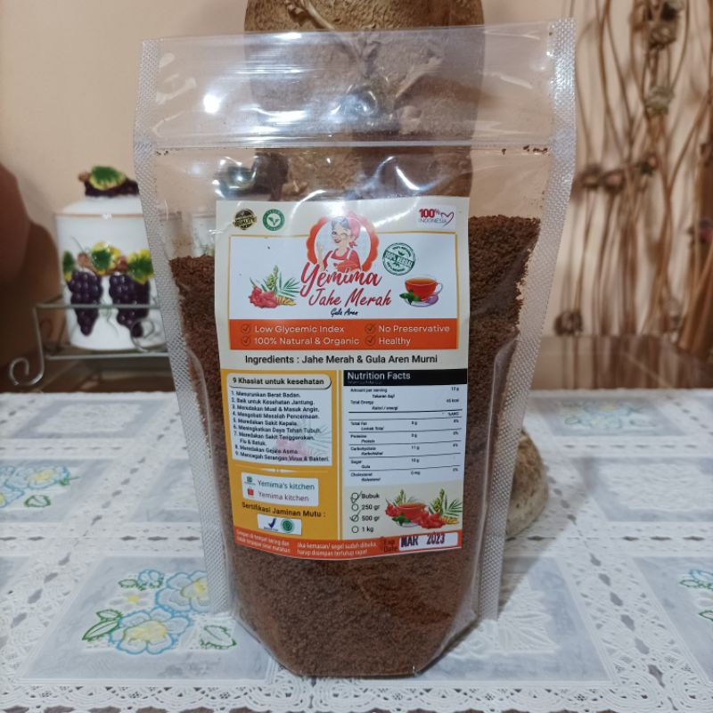 

Jahe Merah Gula Aren Murni 500gram