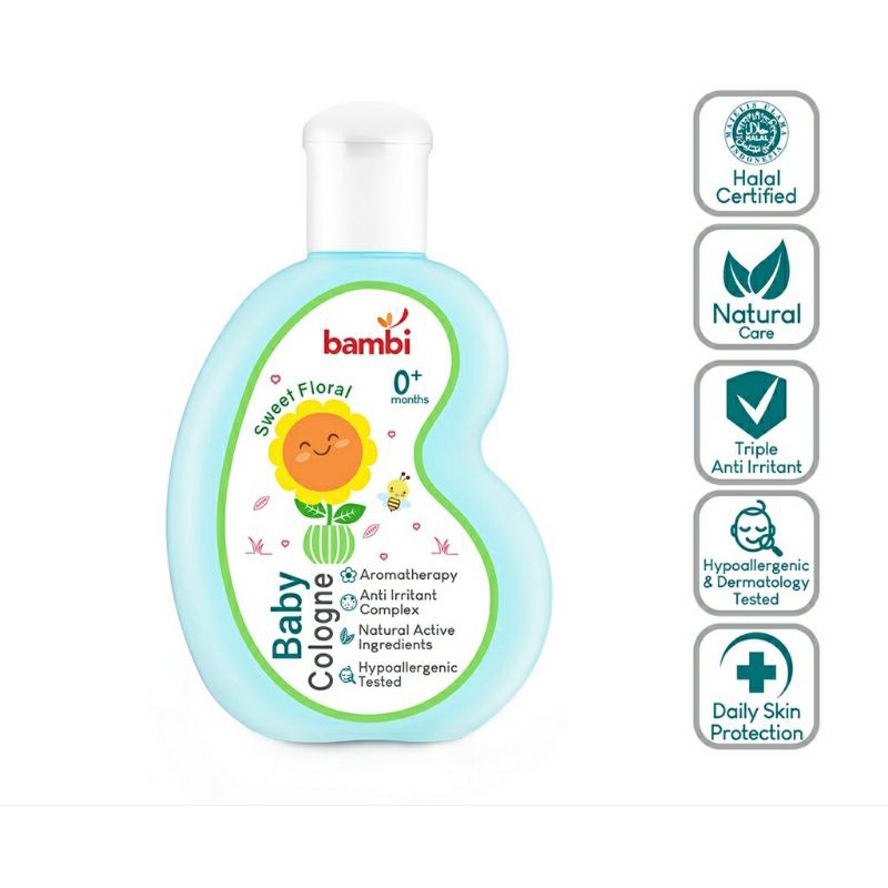 Bambi Baby Cologne 100ml/Parfum bayi/minyak wangi bayi/parfum anak