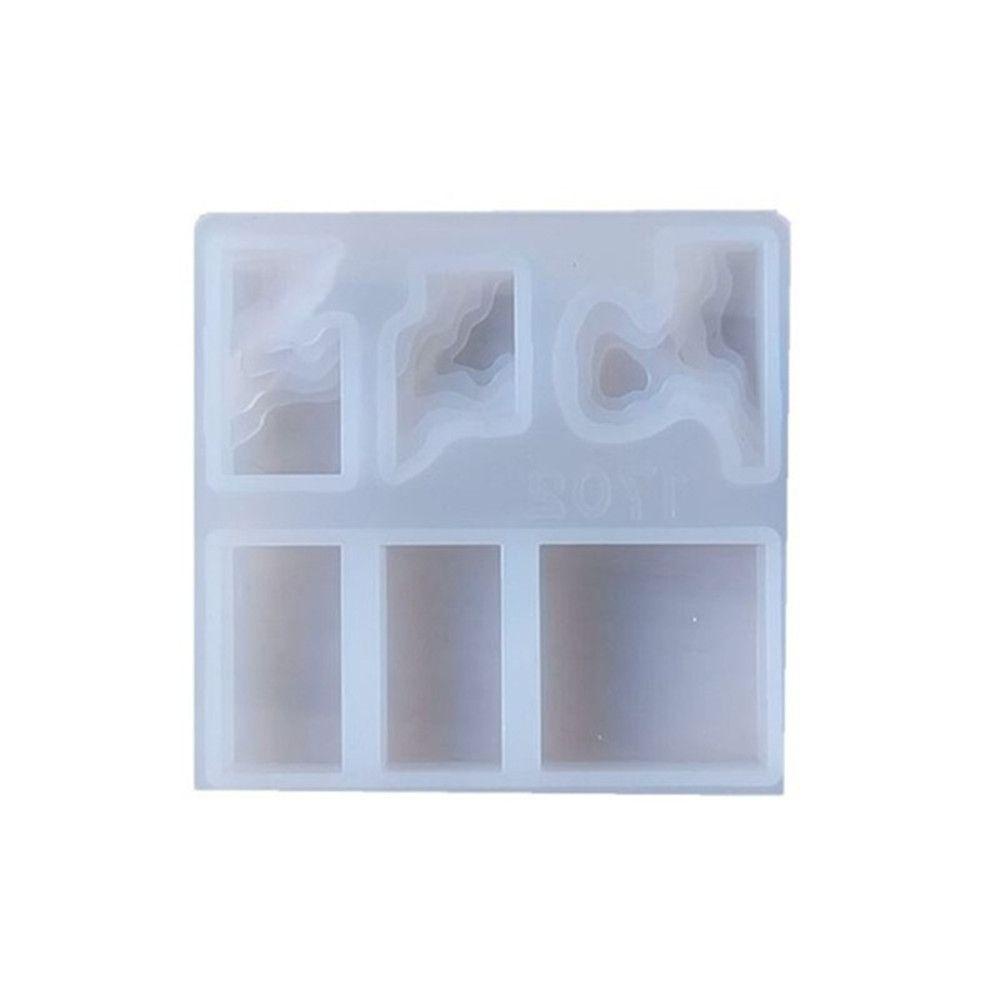 R-flower Resin Cetakan Gantungan Kunci Mini Island Crystal Jewelry Making Tools