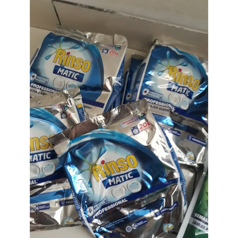 TERBARU Rinso Bubuk matic Professional 900 gram mesin cuci bukaan atas dan bukaan depan