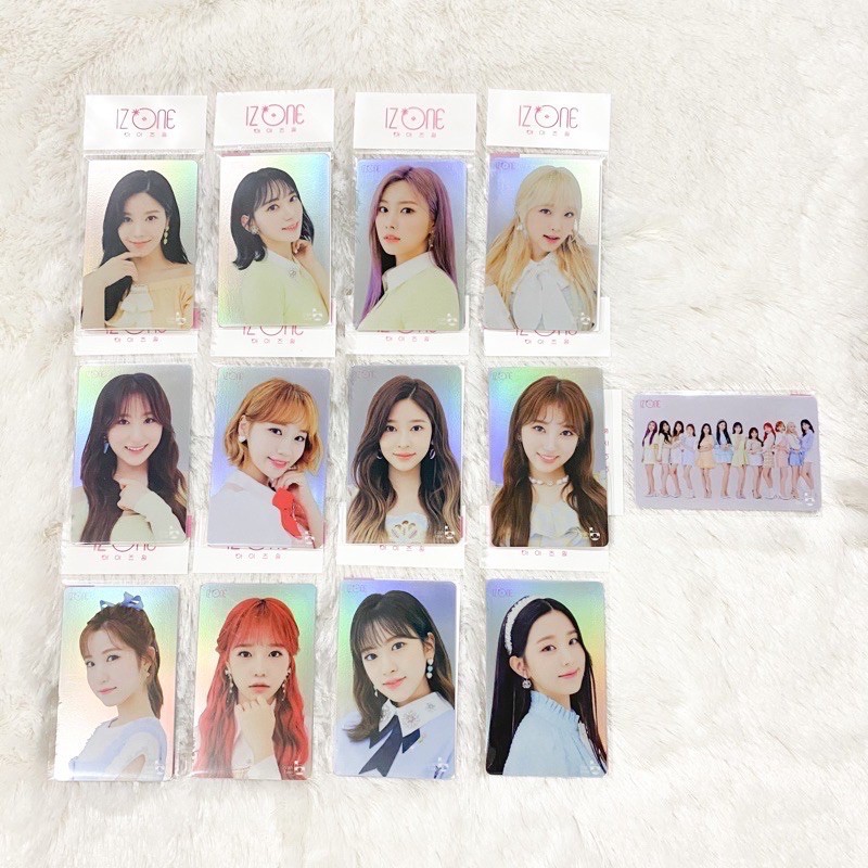 [ ready stock ] izone iz*one oneiric theater goods cashbee photocard set (13pcs) minju chaewon yena