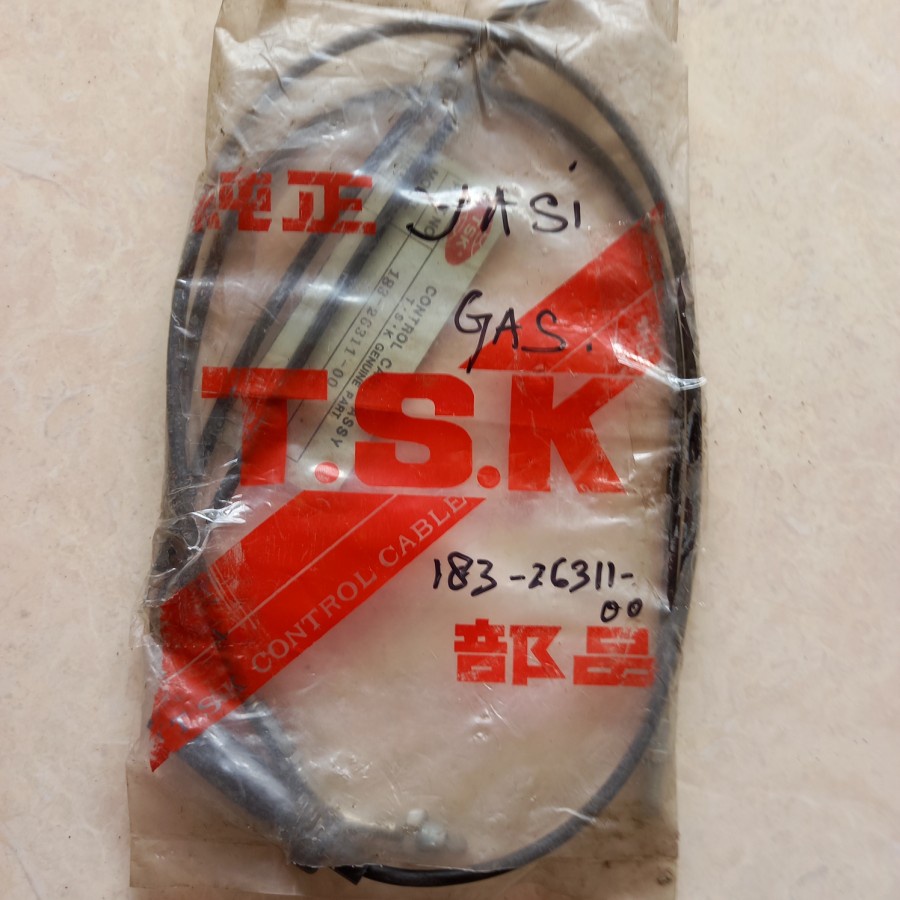 Kabel Gas Yamaha YASI AS1 AS3 RD125 RX125 YL1 TWIN (TSK 183-26311-00)