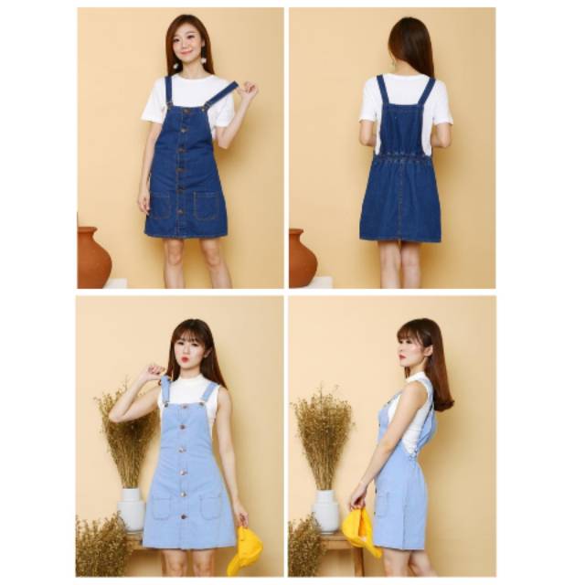 Overall Rok pdk jeans OVERAL JEANS PENDEK RO